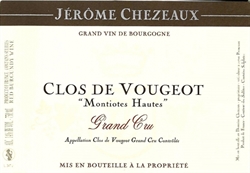 2020 Clos de Vougeot Grand Cru, Montiotes Hautes, Domain Jérôme Chezeaux